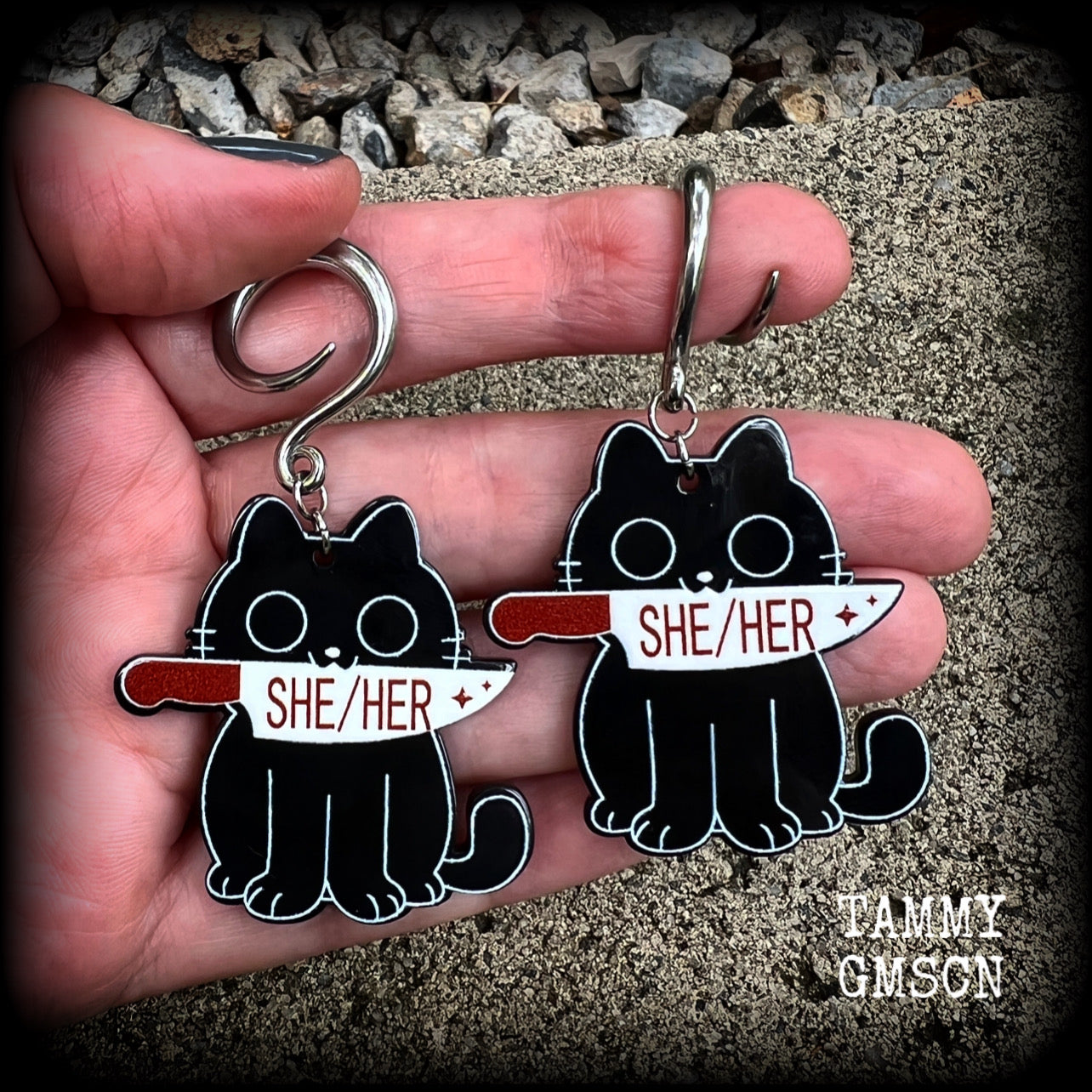 Black cat jewelry 