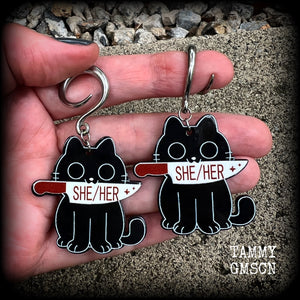 Black cat jewelry 