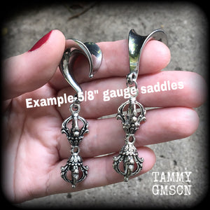 Dorje vajra 16mm ear weights 