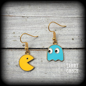 Pacman earrings 