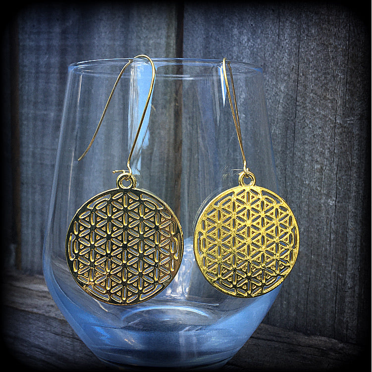 Flower of Life earrings