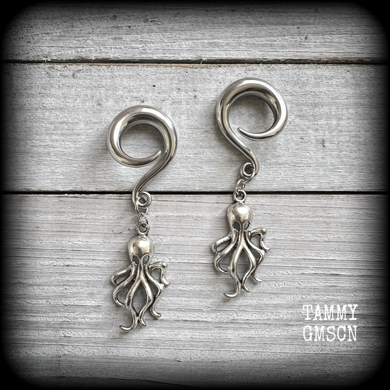 Octopus earrings