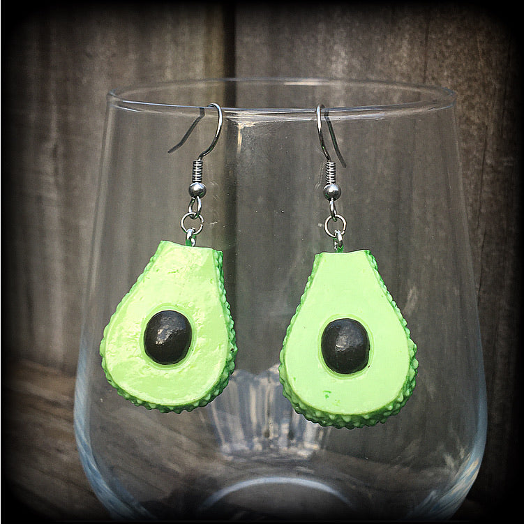 Avocado earrings