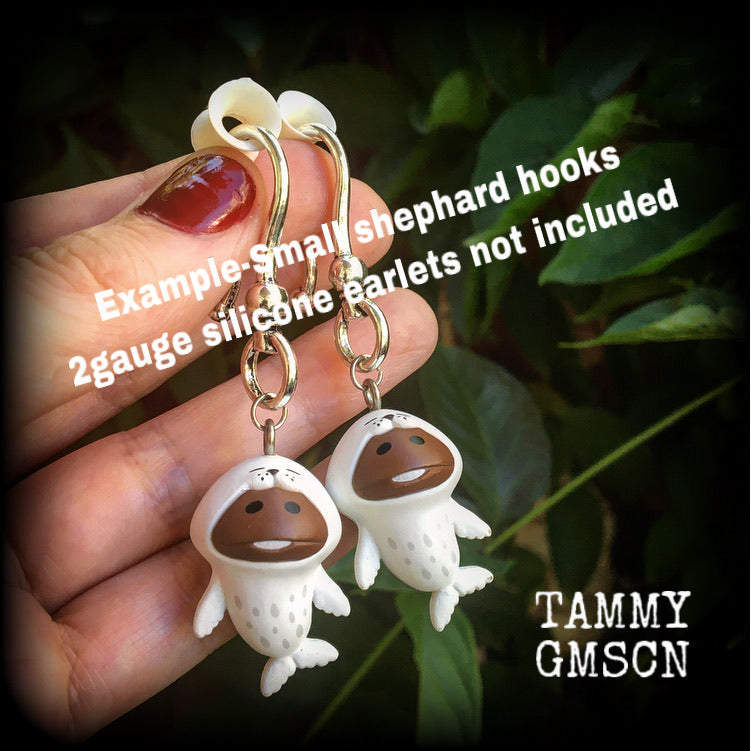 Nameko earrings-Mushroom earrings