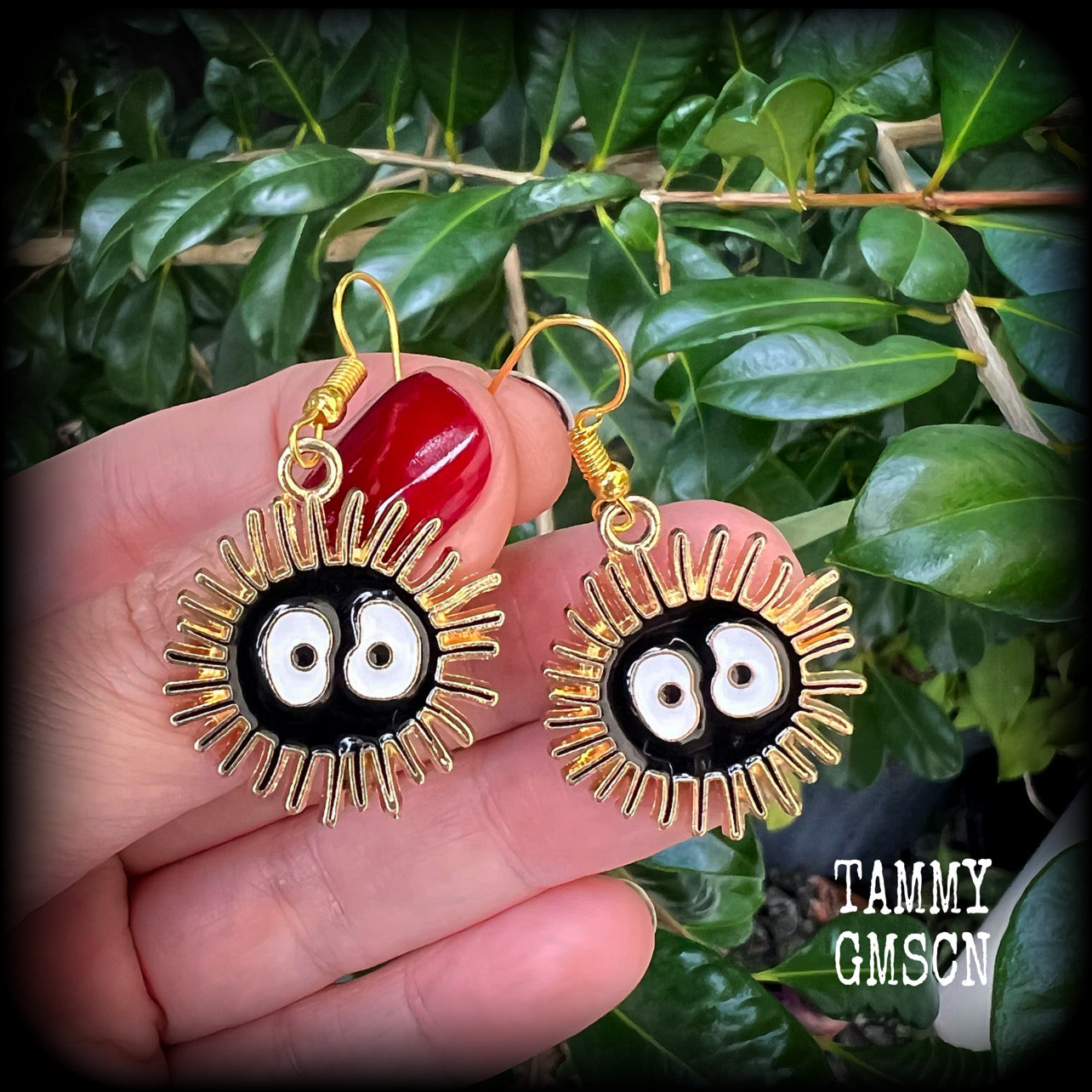 Soot sprite earrings