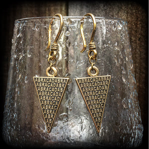 Abracadabra earrings-Talisman earrings