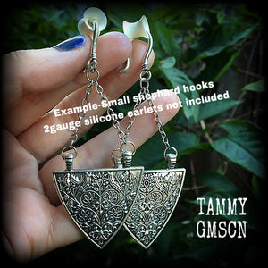 Artemis shield maiden earrings