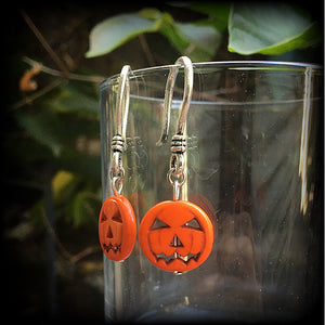 Jack O’ Lantern earrings-Halloween earrings