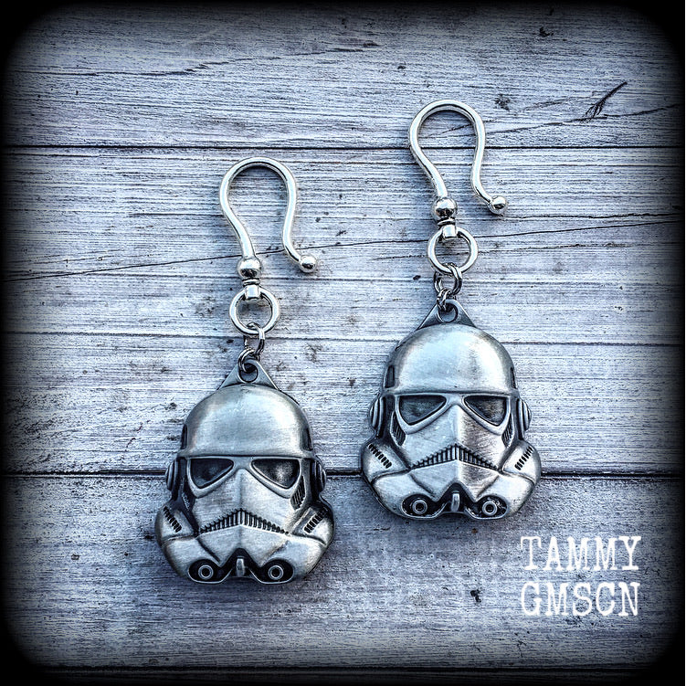 Storm Trooper earrings 