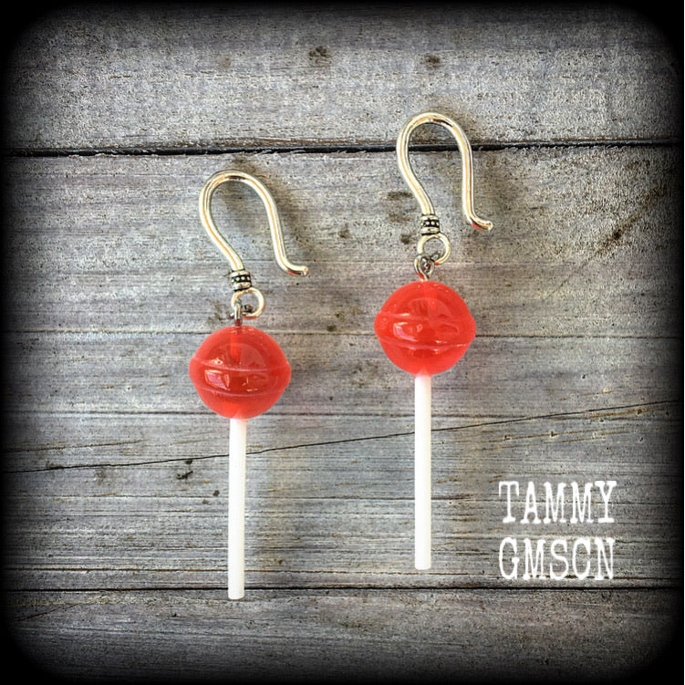 Chupa Chup earrings-Lollipop ear hangers