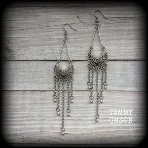 Goddess Ishtar chandelier earrings