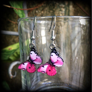 Butterfly earrings-Butterfly jewelry