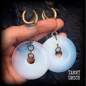 Opalite ear weights-Cradle weights