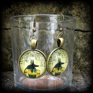 Anubis earrings-Egyptian earrings