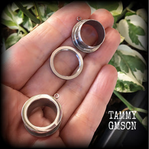 DIY connector tunnels DIY connector earlets DIY gauged hooks DIY gauged earrings Tunnel earrings Tunnel dangles Stretched ears Stretched lobes Gauged hooks Ear weights