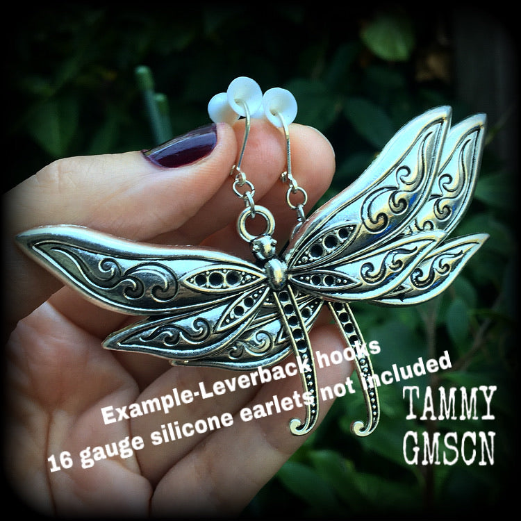 Dragonfly earrings 