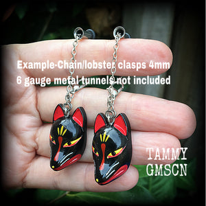 Japanese tunnel earrings 