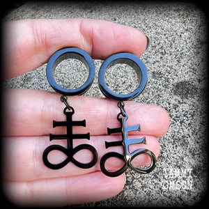 Sigil of Sulphur tunnels-Brimstone earrings