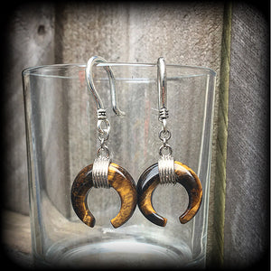 Tigers Eye earrings-Gemstone earrings