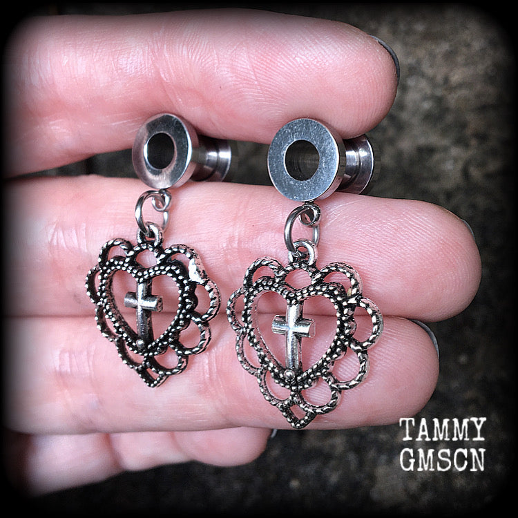 Sacred heart tunnel dangles