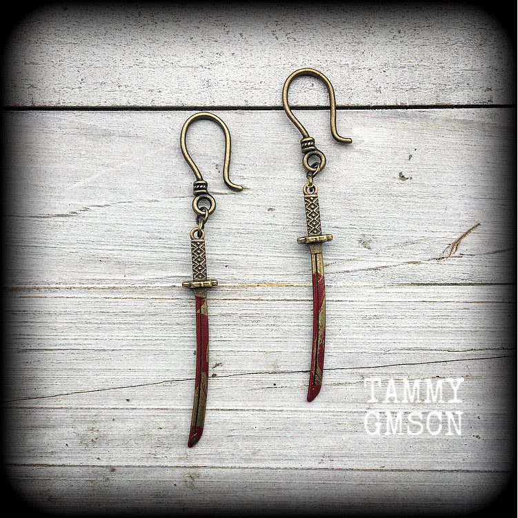 Sword of Kali-Kali Maa earrings