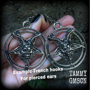 Baphomet earrings-CoS earrings