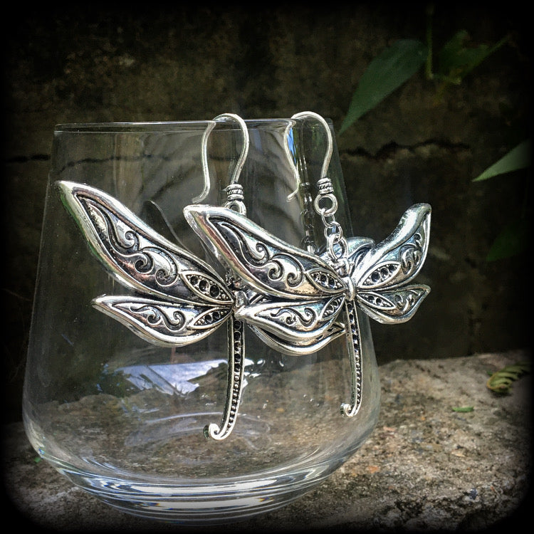 Dragonfly earrings 