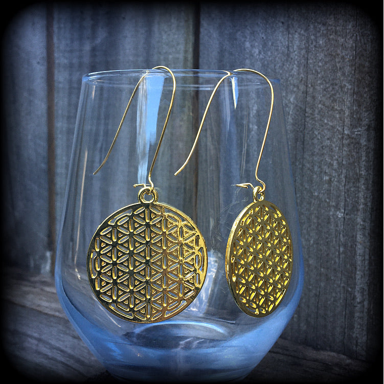 Flower of Life earrings