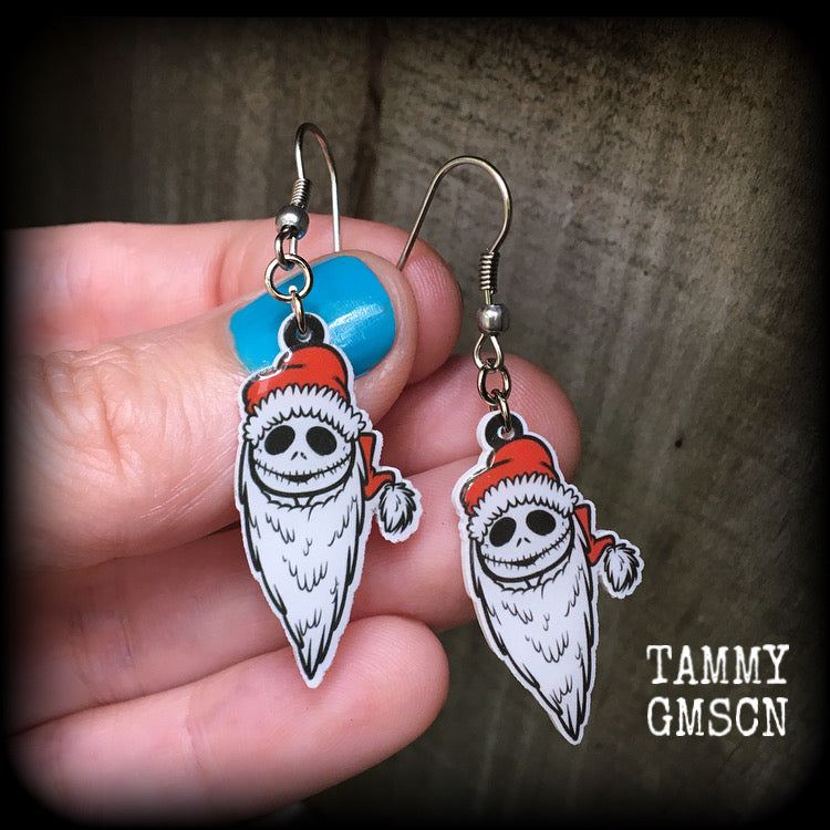 Jack Skellington earrings-Christmas earrings