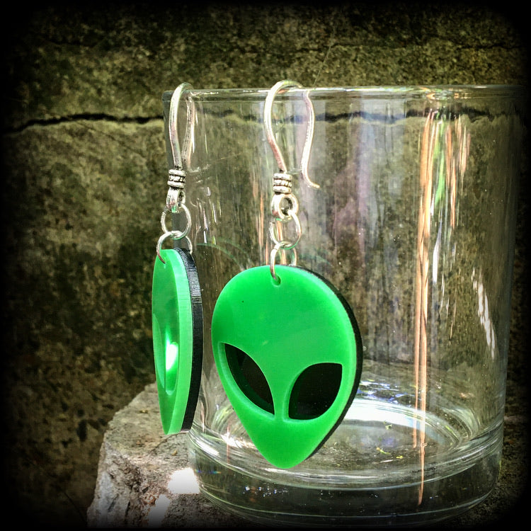 UFO earrings