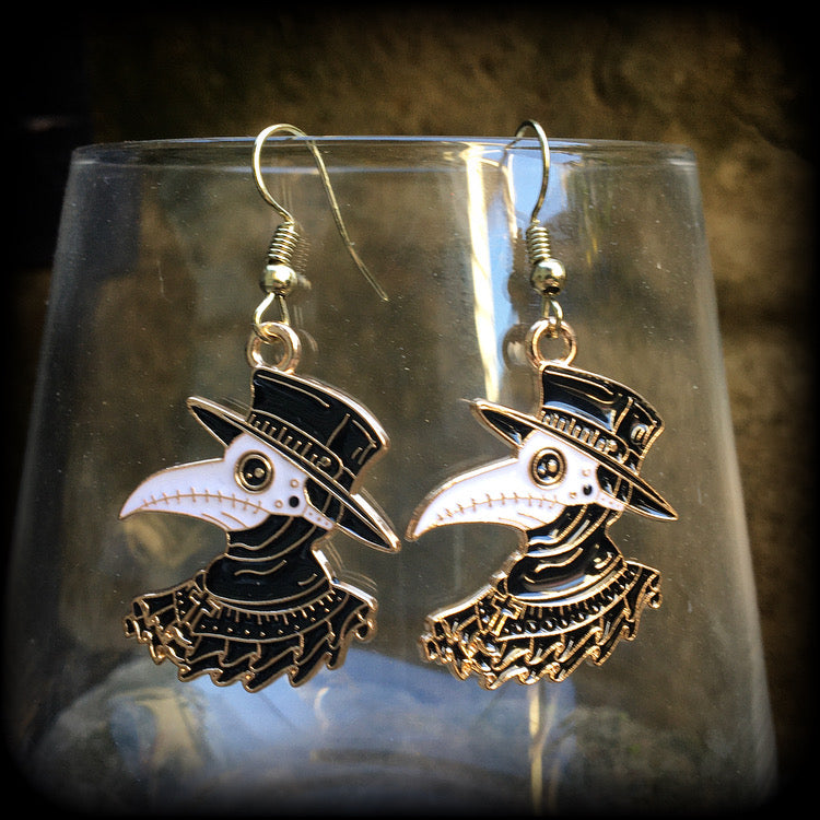 Plague Doctor earrings