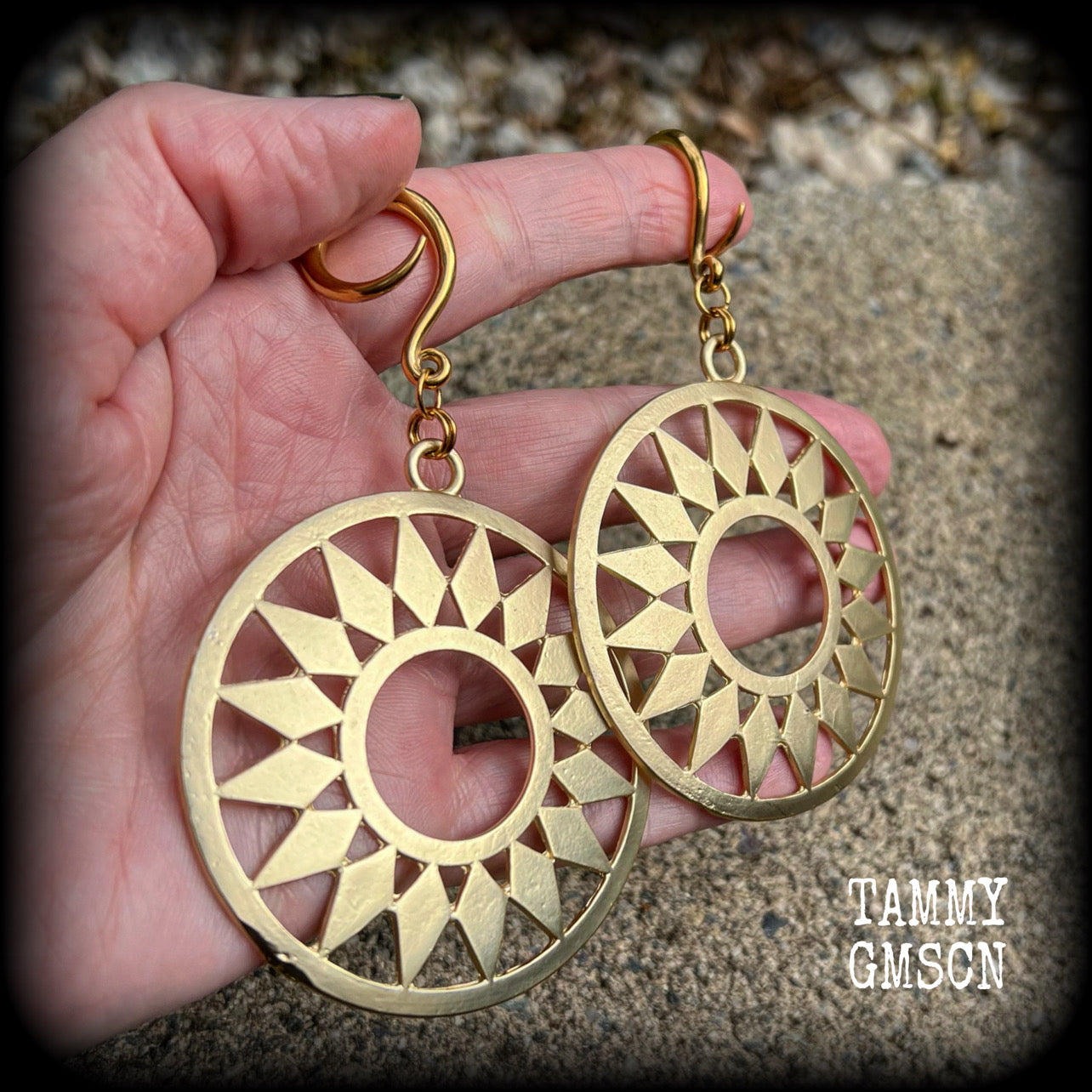 Goddess ear weights 