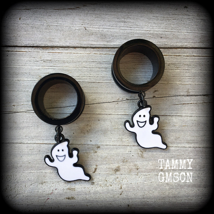 Ghost tunnel earrings