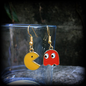 Pacman earrings 