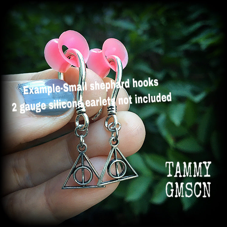 Harry Potter earrings-Deathly Hallows earrings