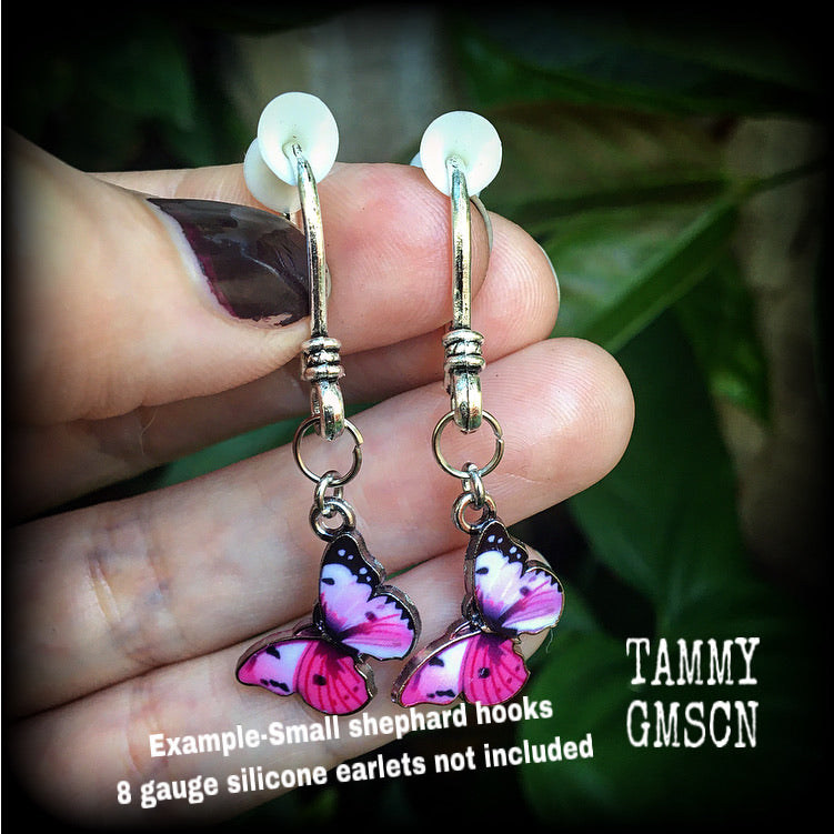 Butterfly earrings-Butterfly jewelry