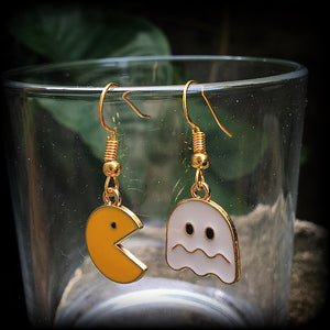 Pacman earrings 