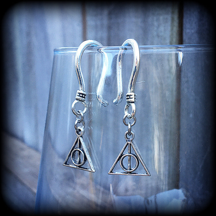 Harry Potter earrings-Deathly Hallows earrings