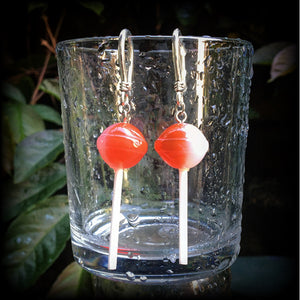 Chupa Chup earrings-Lollipop ear hangers