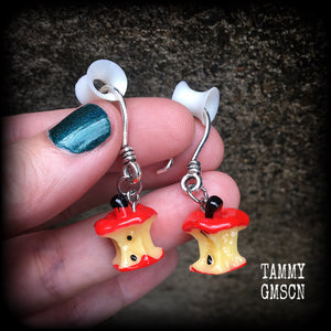 Apple earrings-Retro fruit ear hangers