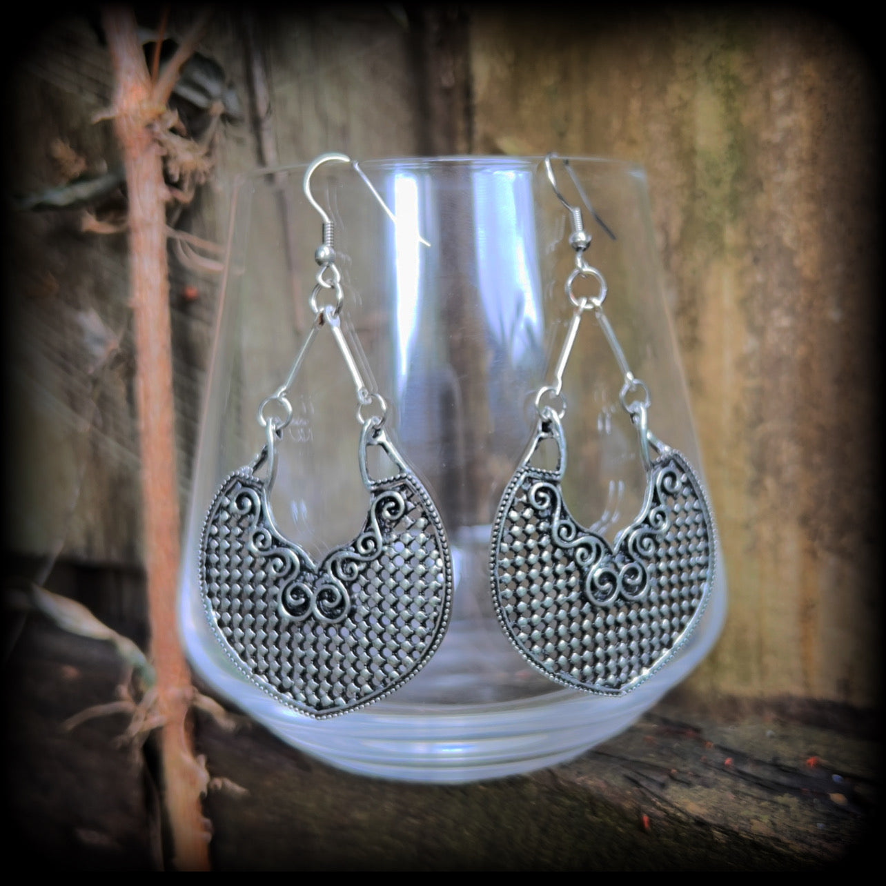 Artemis shield maiden earrings