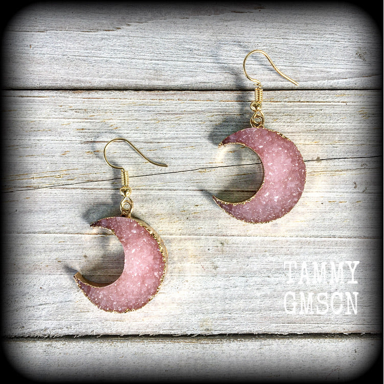 Crescent moon earrings 