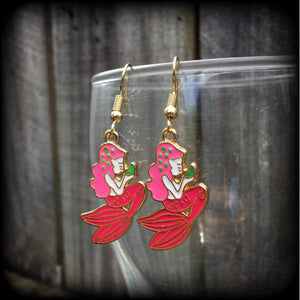 Mermaid earrings-Fairy tale earrings