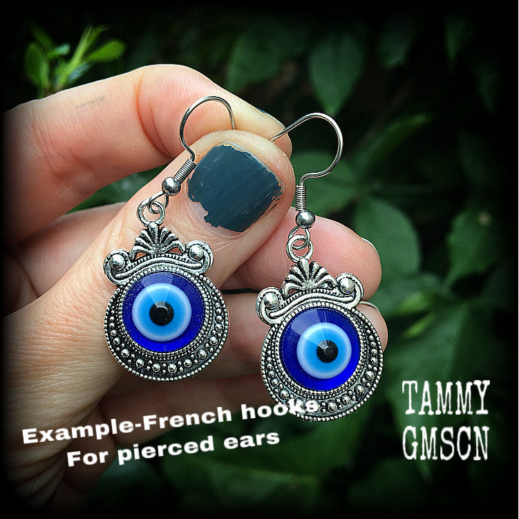 Evil eye earrings-Esoteric earrings