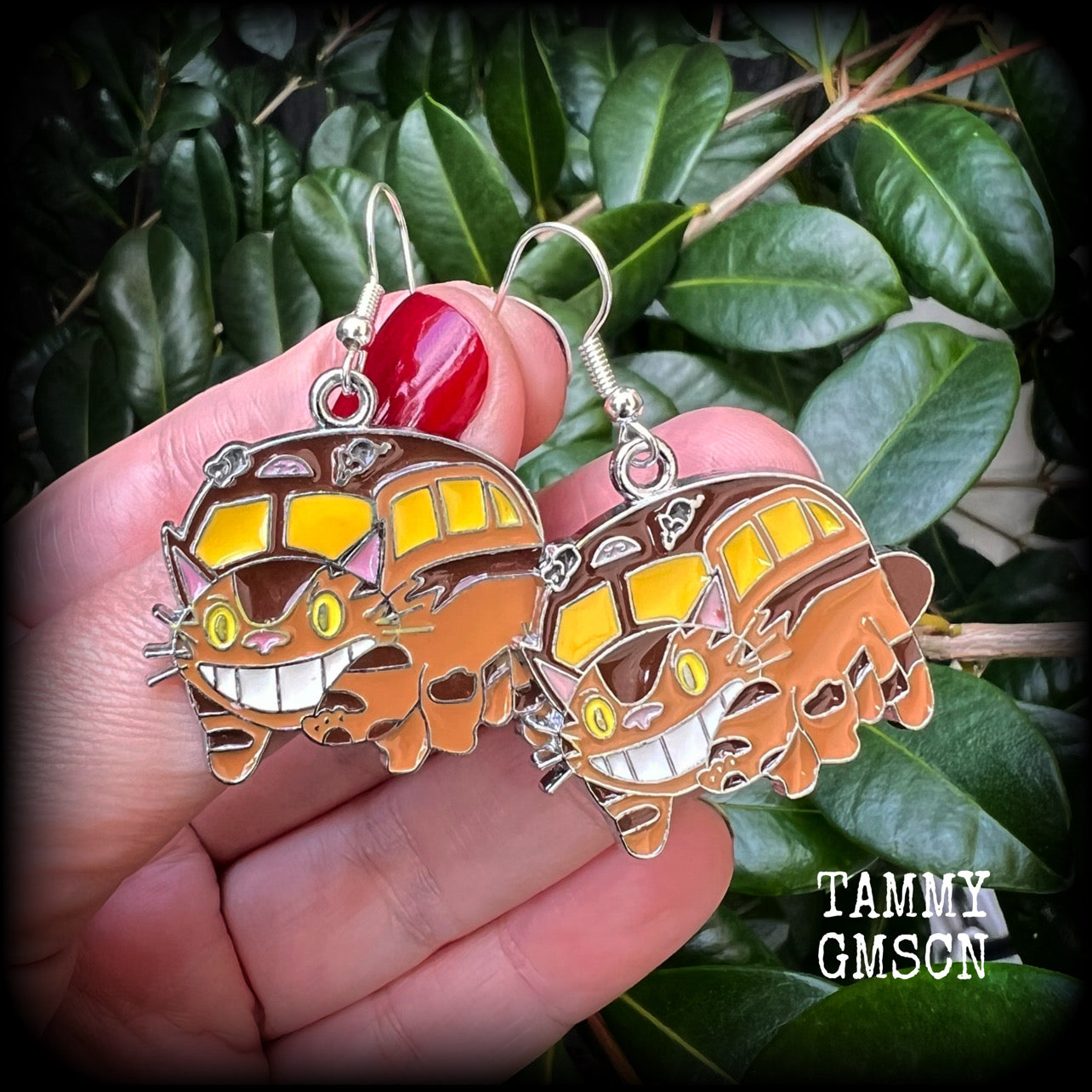 Catbus earrings 