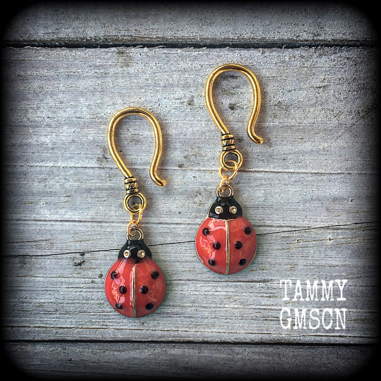 Ladybug earrings