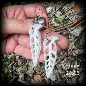 Shell slice earrings-Sea shell earrings