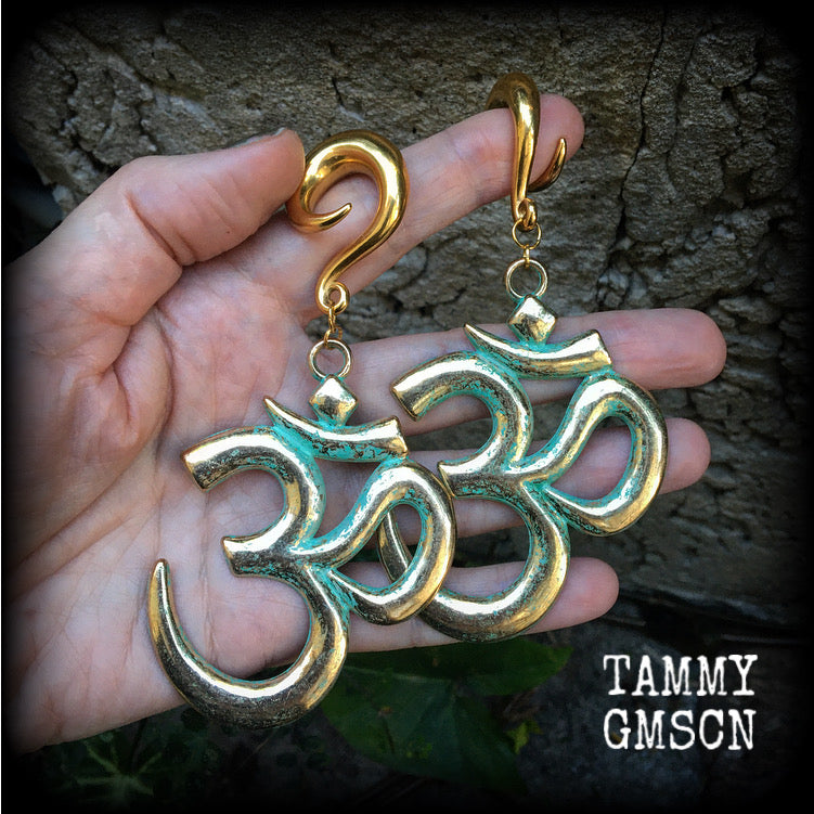 Ohm gauged earrings