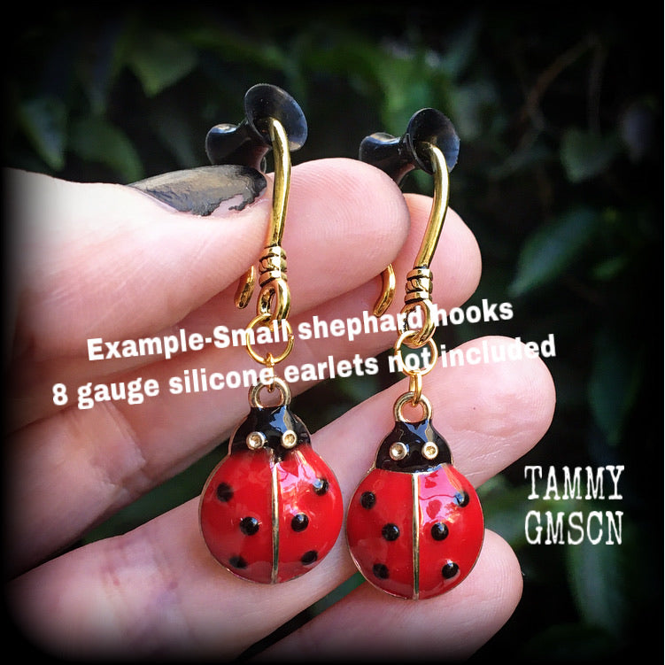 Ladybug earrings