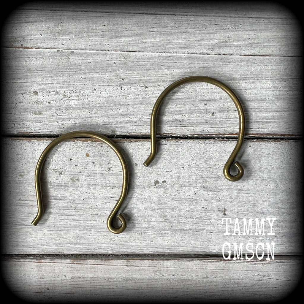 DIY hooks for ear weights and ear hangers